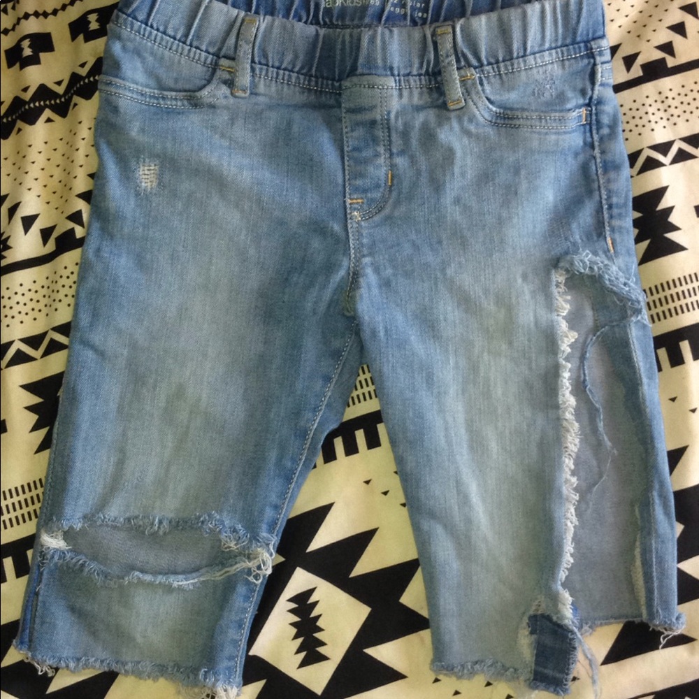 Distressed Shorts.